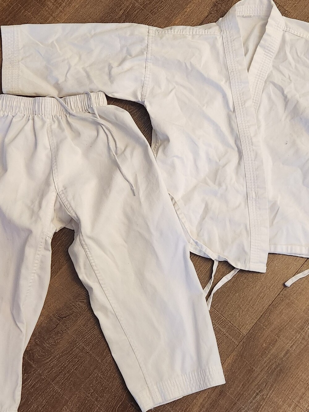 White Martial Arts Gi Jacket and Pants Set